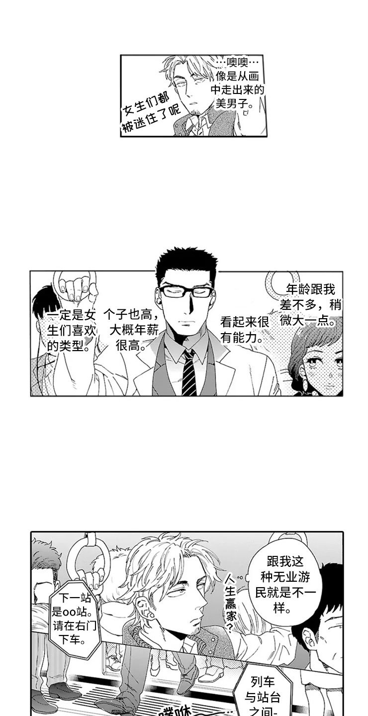 第1章：地铁美男